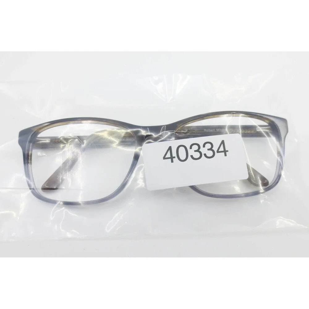 Robert Mitchel XL RMXL 20217 Brown Smoke Rectangular Eyeglasses 60-19-150